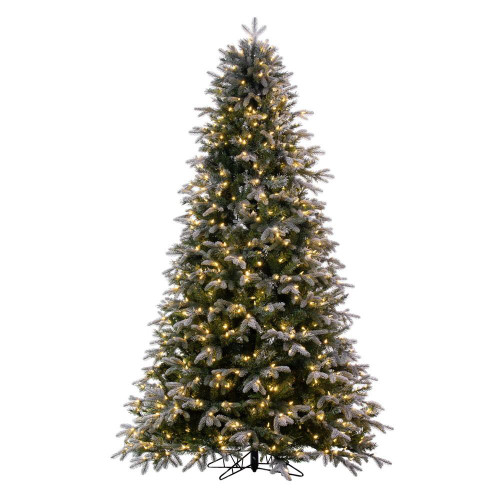 Vickerman K224676LED - 7.5 ft Frosted Douglas Prelit Warm White LED Christmas Tree