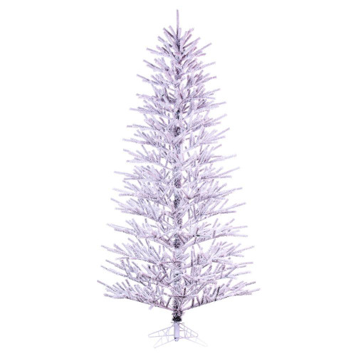  Vickerman K226055 5.5' x 38" Flocked Slim Pistol Pine 509T 
