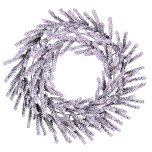 Vickerman K226230 - 30" Flocked Pistol Pine Wreath