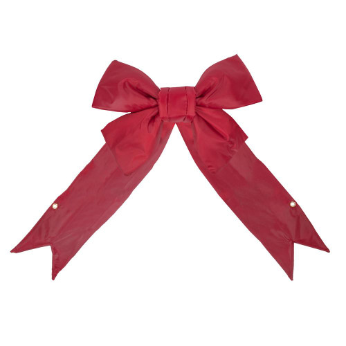 Vickerman L130318 - 18 inch Red Nylon Outdoor Bow