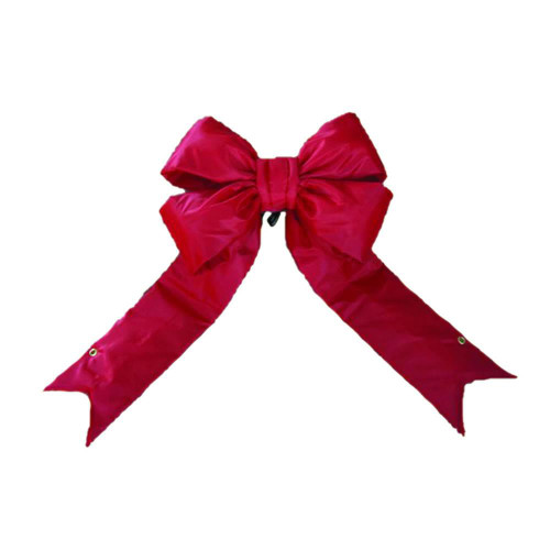 Vickerman L130348 - 4 ft Red Nylon Outdoor Bow