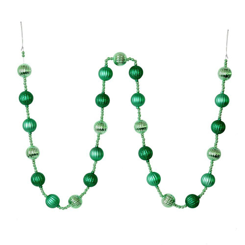 Vickerman M183544 - 6 ft Seafoam Ball Christmas Garland - Unlit