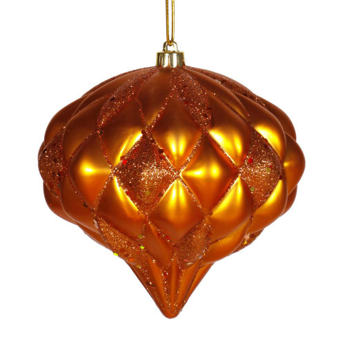 Vickerman M112218 5.7" Burnish Orange Matte-Glitt Diamond