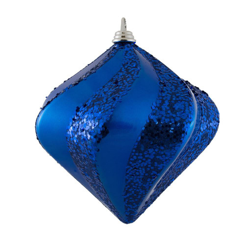 Vickerman M133202 6'' Blue Candy Glitter Swirl Diamond