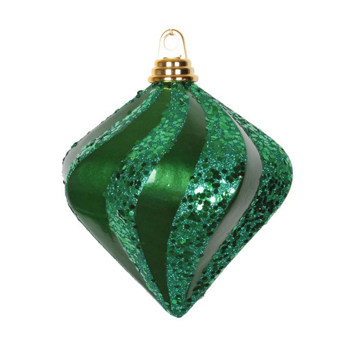 Vickerman M133204 6'' Green Candy Glitter Swirl Diamond