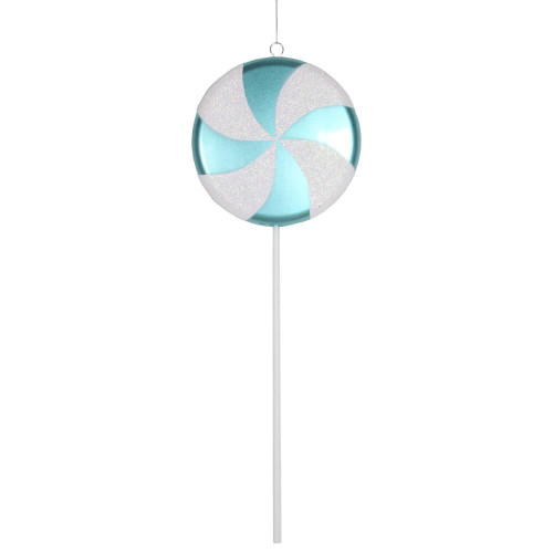 Vickerman M152017 17" Teal-White Candy Lollipop
