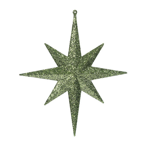 Vickerman M1674OL 12" Olive Glitter Bethlehem Star 2/Bag