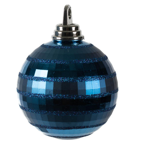 Vickerman M151431 4" Midnight Blue Shiny-Matte Mirror Ball