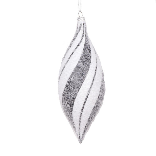 Vickerman MT2213770 7" White Black Swirl Shuttle 4/Bag
