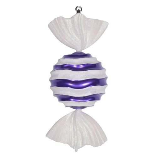 Vickerman M153114 - 18.5 inch Purple Candy Christmas Ornament