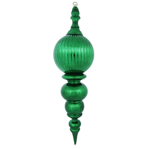 Vickerman M162804 28" Green Shiny Finial