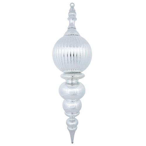 Vickerman M162807 28" Silver Shiny Finial