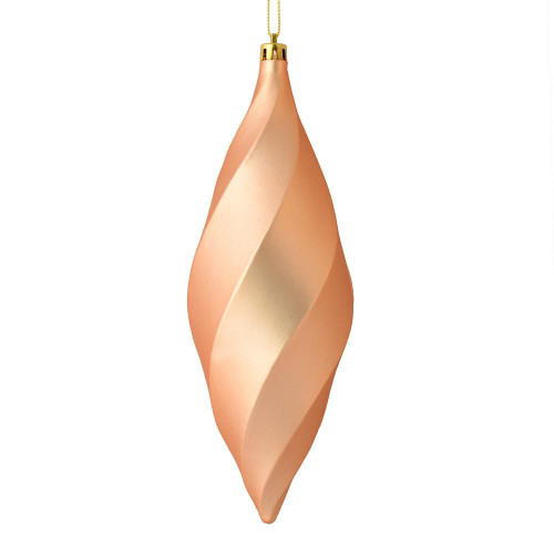 Vickerman M183180M 8" Cafe Latte Matte Swirl Finial 6/Bag
