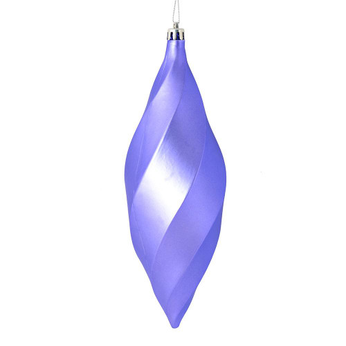 Vickerman M183186M 8" Lavender Matte Swirl Finial 6/Bag