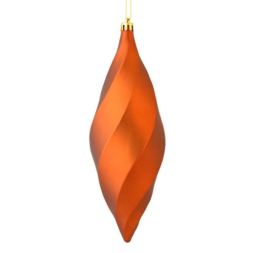 Vickerman M183188M - 8 inch Copper Matte Finial Christmas Ornament - 6 Pack