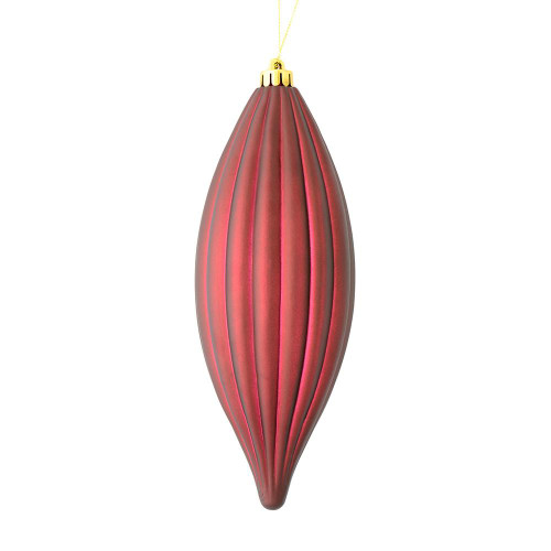 Vickerman M183219M 8" Wine Matte Line Finial 4/Bag