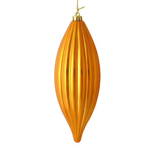 Vickerman M183230S 8" Antiq Gold Shiny Line Finial 4/Bag
