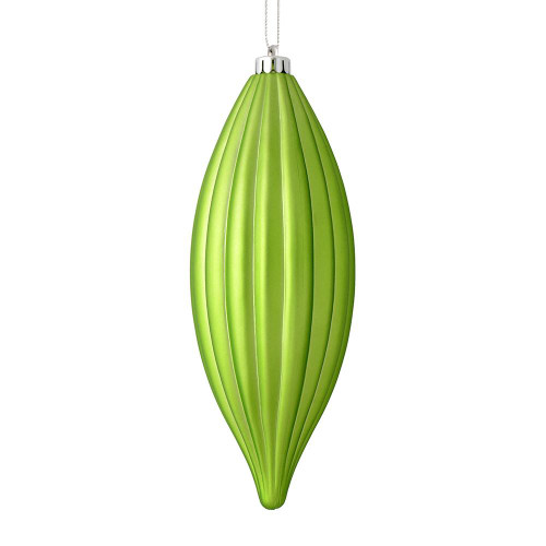 Vickerman M183254M - 8 inch Celadon Matte Finial Christmas Ornament - 4 Pack