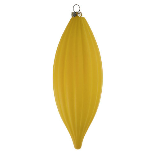 Vickerman M183278M 8" Yellow Matte Line Finial 4/Bag