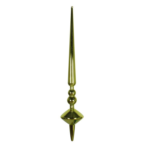 Vickerman M183473S 18" Lime Shiny Cupola Finial 2/Bag