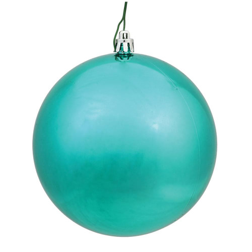 Vickerman N590844DSV 3" Seafoam Shiny Ball UV Drilled 12/Bg