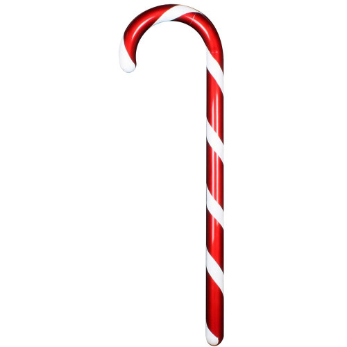  Vickerman M186848 48" Red Candy Cane/White Glitter 