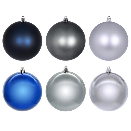 Vickerman N220164 2.4" Mid Blue Pewter Silver Asst 18/box