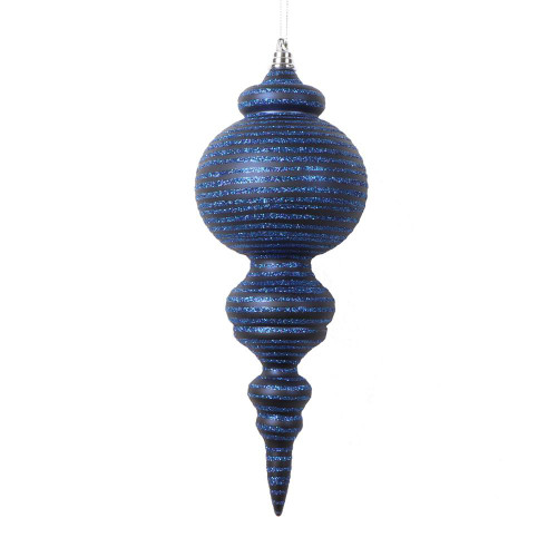Vickerman MT224531 10" Matte Midnight Blue Finial 2/bag