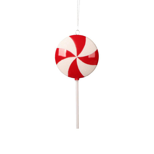Vickerman MT226703 9" Red Flat Lollipop 6/Bag