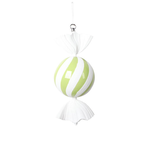 Vickerman MT227773 13" Lime Round Swirl Candy