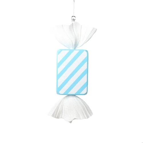 Vickerman MT228132 - 18.5 inch Baby Blue Candy Christmas Ornament