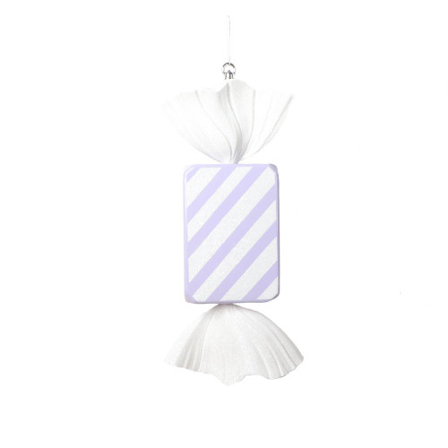  Vickerman MT228166 18.5" Ptl Lavendr Rectangle Stripe Candy 