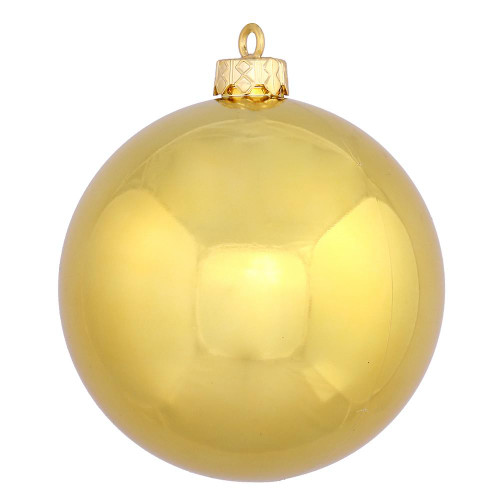 Vickerman N590708DSV 2.75" Gold Shiny Ball UV Drilled 12/Bag