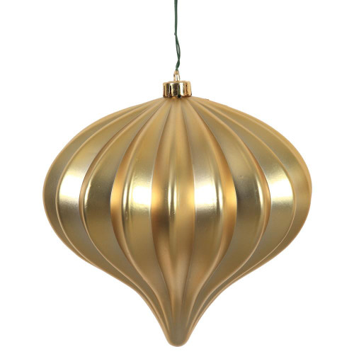 Vickerman N151208DMV 5.7" Gold Matte Onion UV Drilled 3/Bag