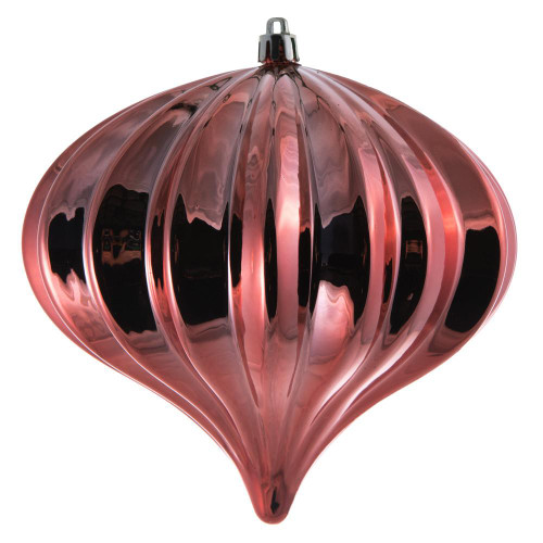 Vickerman N151271DSV 5.7" Coral Shiny Onion UV Drill 3/Bag