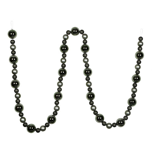 Vickerman N181723 - 9 ft Wrought Iron Ball Christmas Garland - Unlit