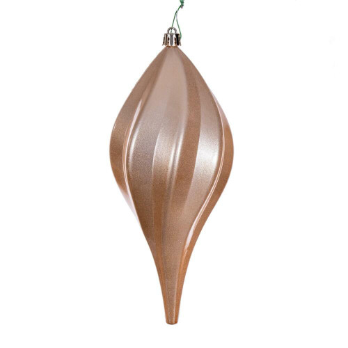 Vickerman N189580DCV 8" Cafe Latte Candy Swirl Drop UV 3/Bg