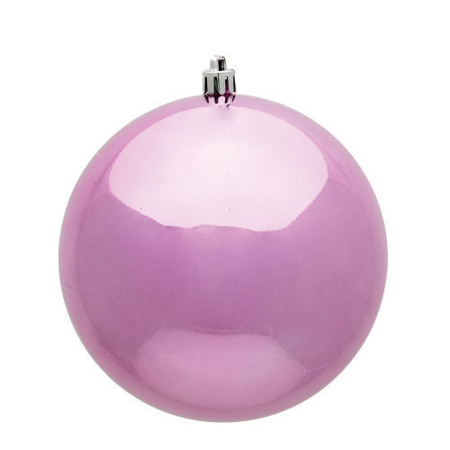 Vickerman N591279DSV 4.75" Pink Shiny Ball UV 4/Bag