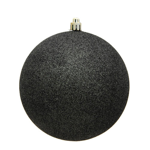 Vickerman N591284DG 4.75" Gunmetal Glitter Ball Drilled 4/Bg