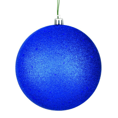  Vickerman N592031DQ 8" Midnt Blue Sequin Ball Drilled 