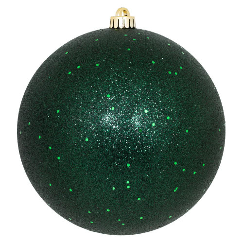 Vickerman N592074DQ - 8 inch Midnight Green Sequin Ball Christmas Ornament