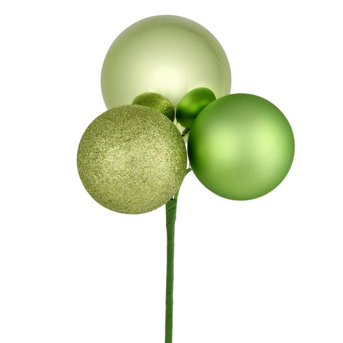  Vickerman N193054 18" Celadon Ornament Pick 4/Bg 