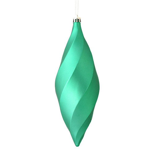 Vickerman M183144M 8" Seafoam Green Matte Swirl Finial 6/Bg