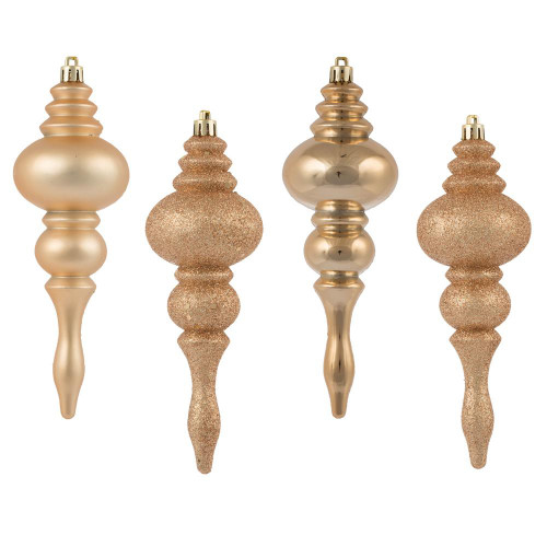 Vickerman N500280 7" CafÃƒÆ’Ã†â€™Ãƒâ€šÃ‚Â© Latte Finial 4 Finish Asst 8/Bx