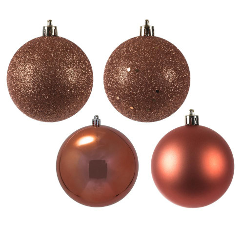 Vickerman N590771 2.75" Coral Ball 4 Finish Asst 20/Bx