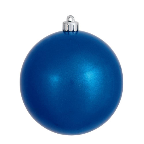  Vickerman N590802DCV 3" Blue Candy Ball UV Drilled 12/Bag 