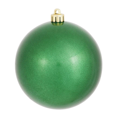  Vickerman N590804DCV 3" Green Candy Ball UV Drilled 12/Bag 