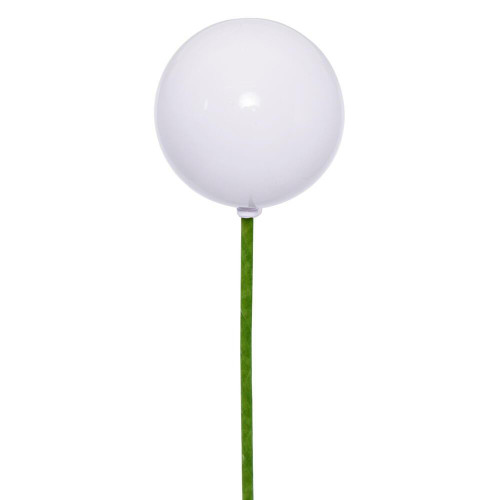  Vickerman N590811DPV 3" White Pearl Ball UV Drill 12/Bag 