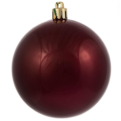 Vickerman N590821DCV 3" Berry Red Candy Ball UV Drill 12/Bag