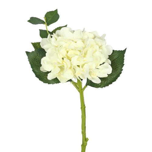  Vickerman FA173701 - 15" Artificial Short Stem Hydrangea Cream - 3 Pack 